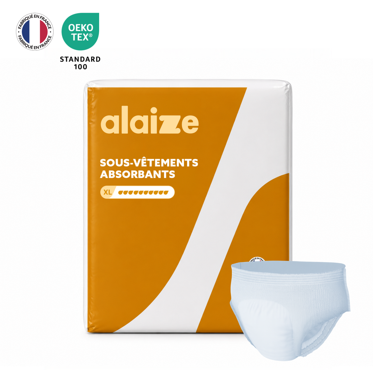 Culottes absorbantes et respirantes femme et homme - 10 gouttes