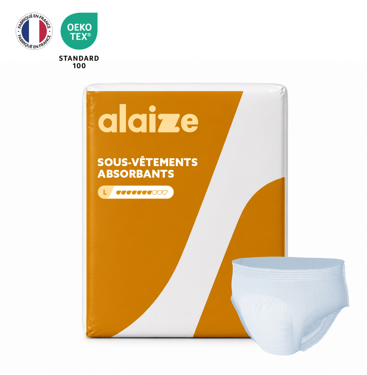 Culottes absorbantes et respirantes femme et homme - 7 gouttes