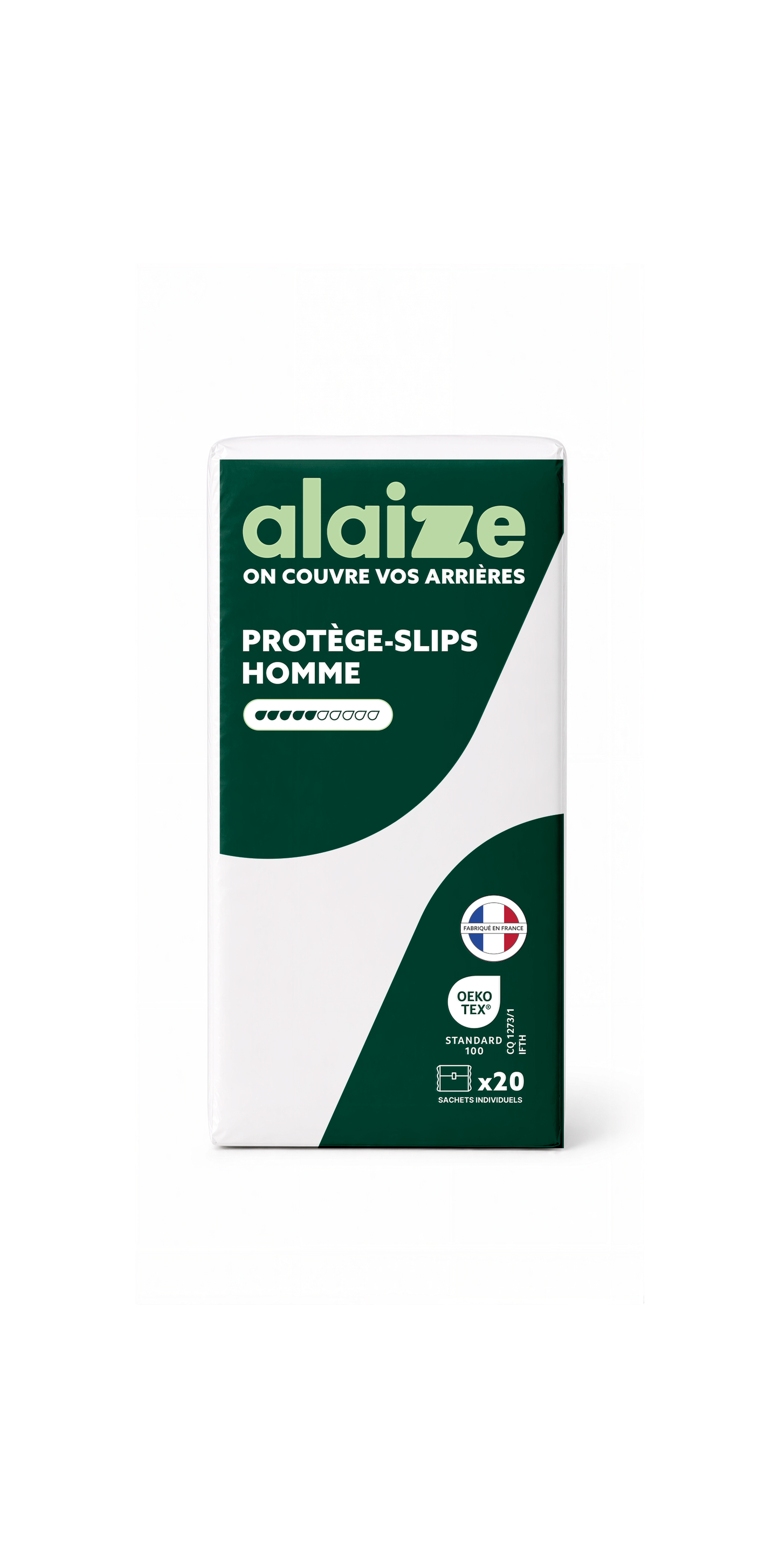Protège-slips ultra-fin pour homme - 5 gouttes