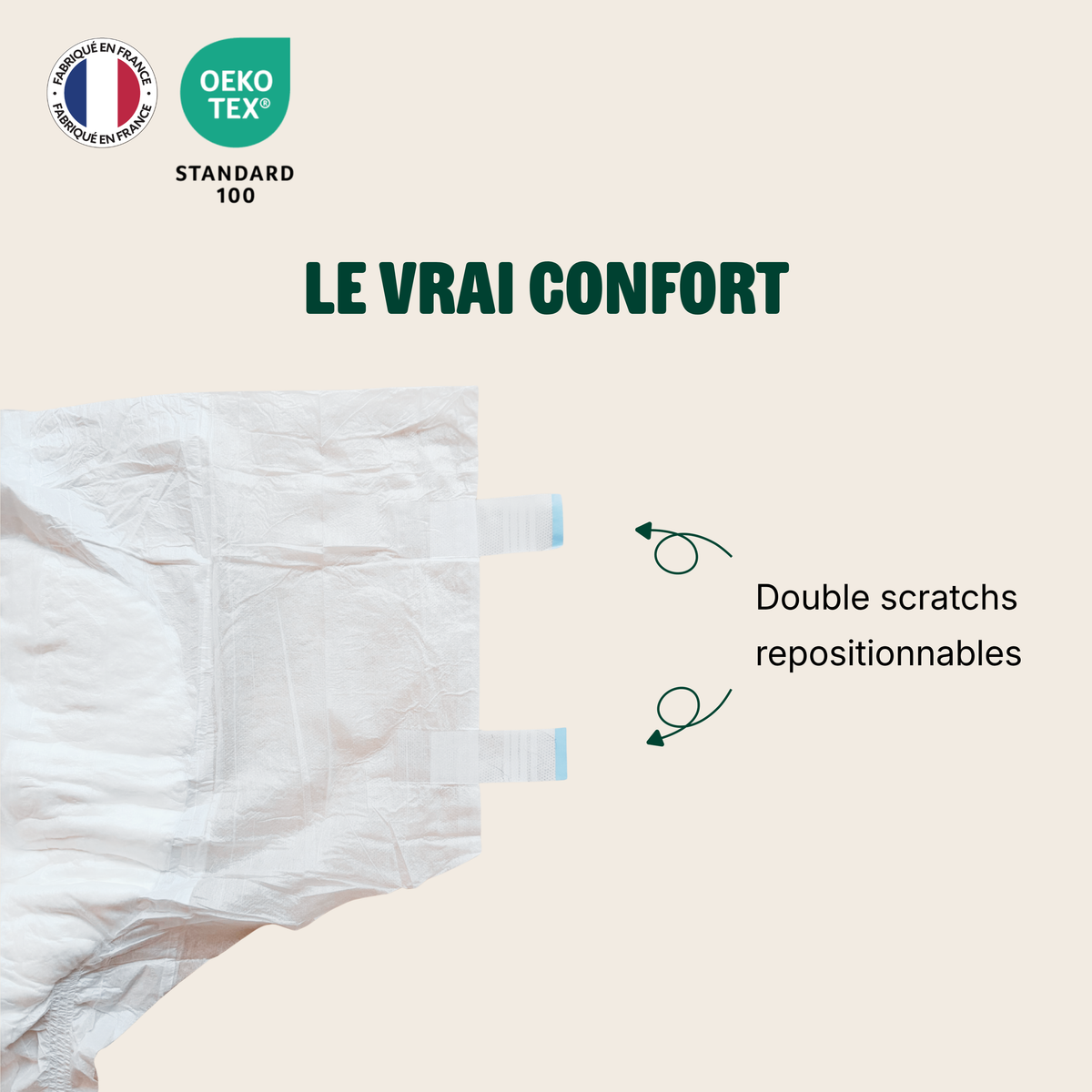 Changes complets ultra-absorbants et respirants - 10 gouttes