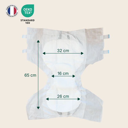 Changes complets ultra-absorbants et respirants - 10 gouttes
