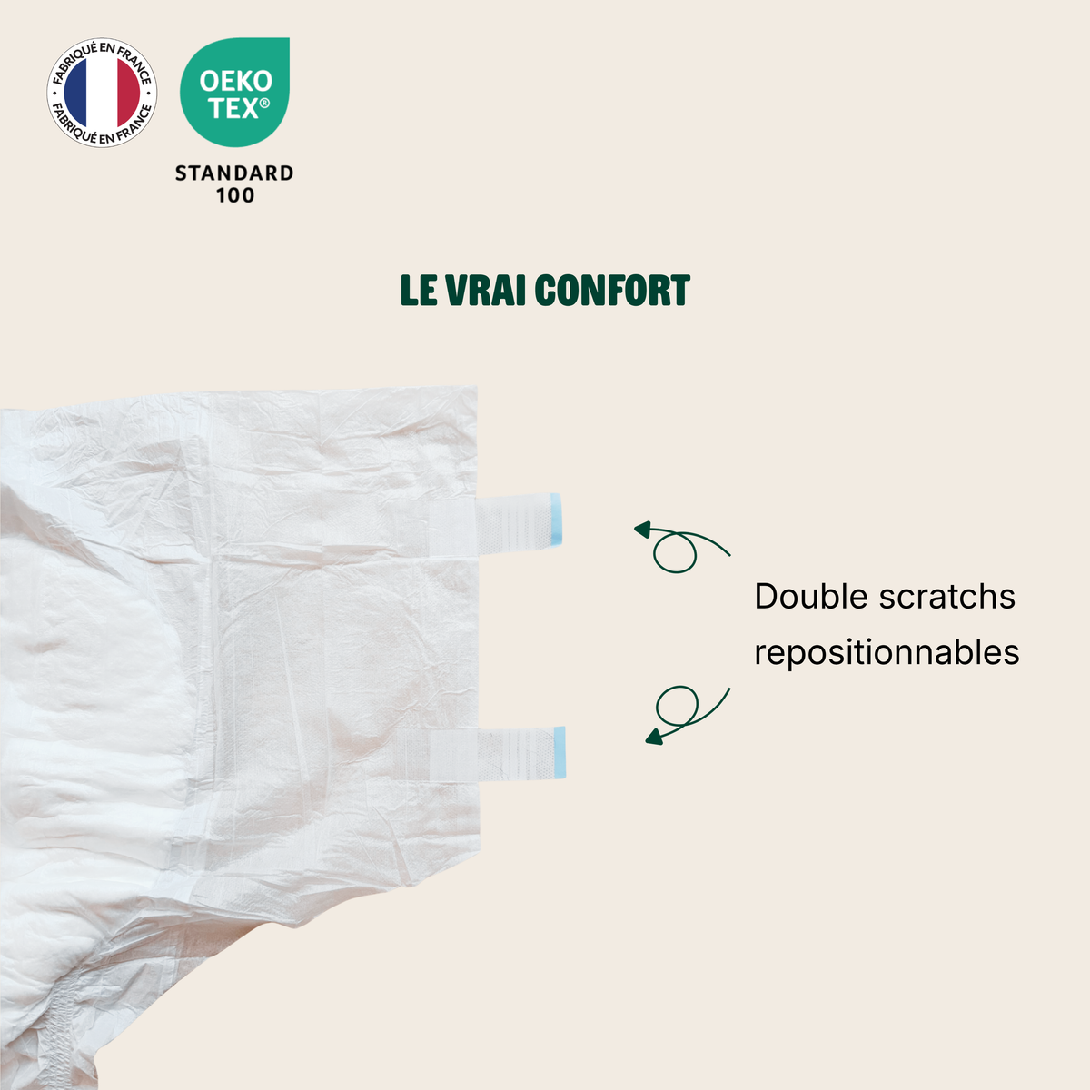 Changes complets ultra-absorbants et respirants - 10 gouttes