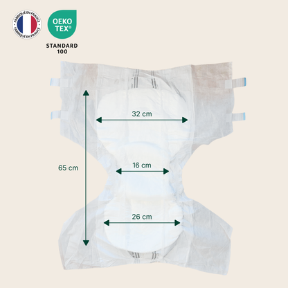 Changes complets ultra-absorbants et respirants - 10 gouttes