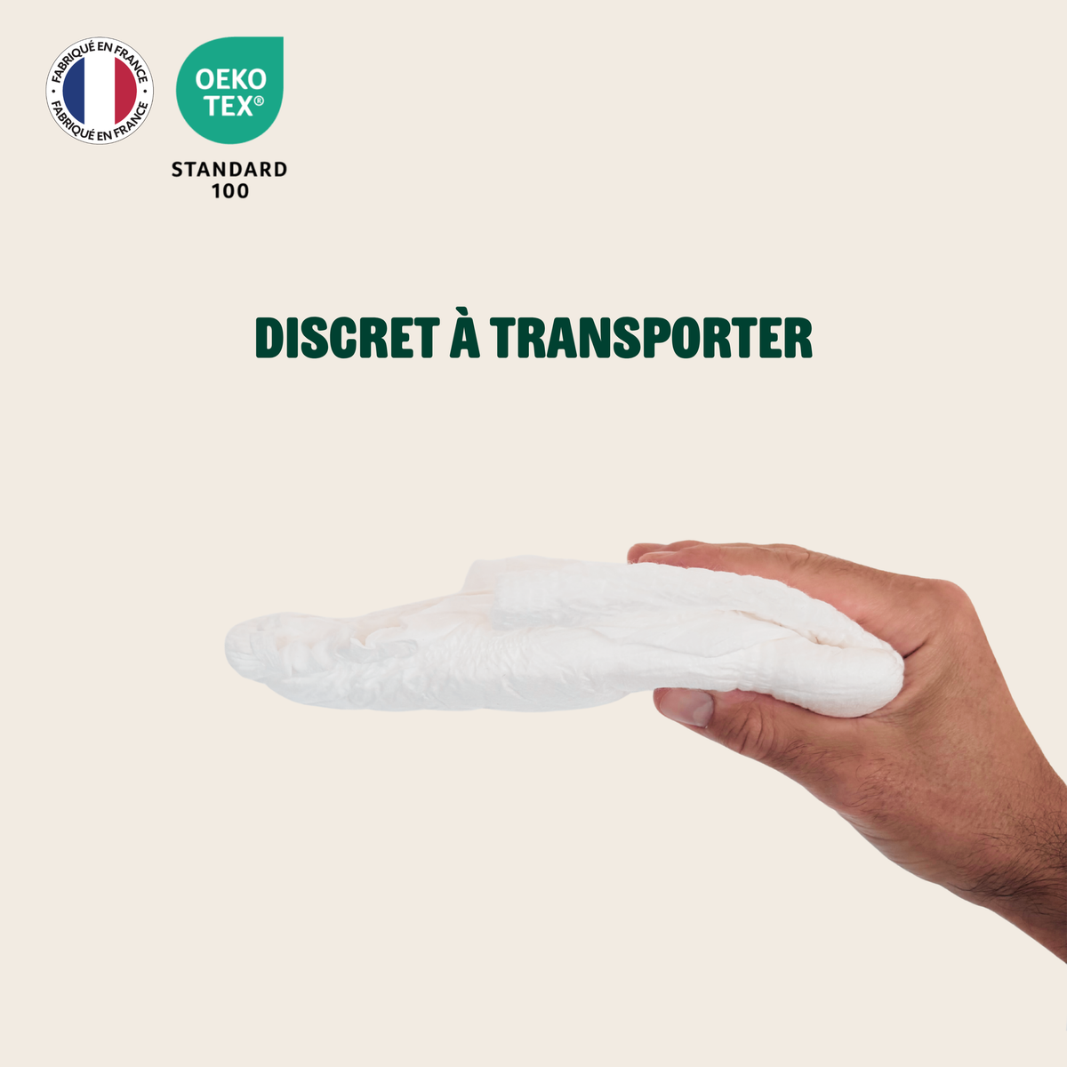 Sous-vêtements absorbants et respirants - 10 gouttes