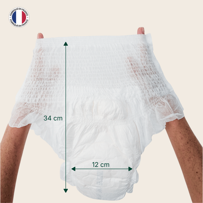 Culottes absorbantes et respirantes femme et homme - 7 gouttes
