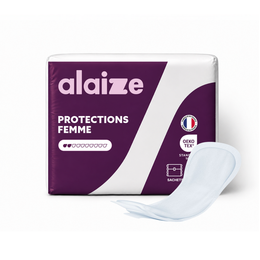 Protection urinaire ultra-fine pour femme - 2 gouttes