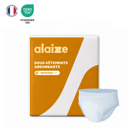 Culottes absorbantes et respirantes femme et homme - 7 gouttes
