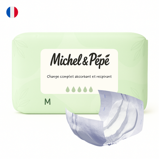 Change complet jetable ultra-absorbant et respirant