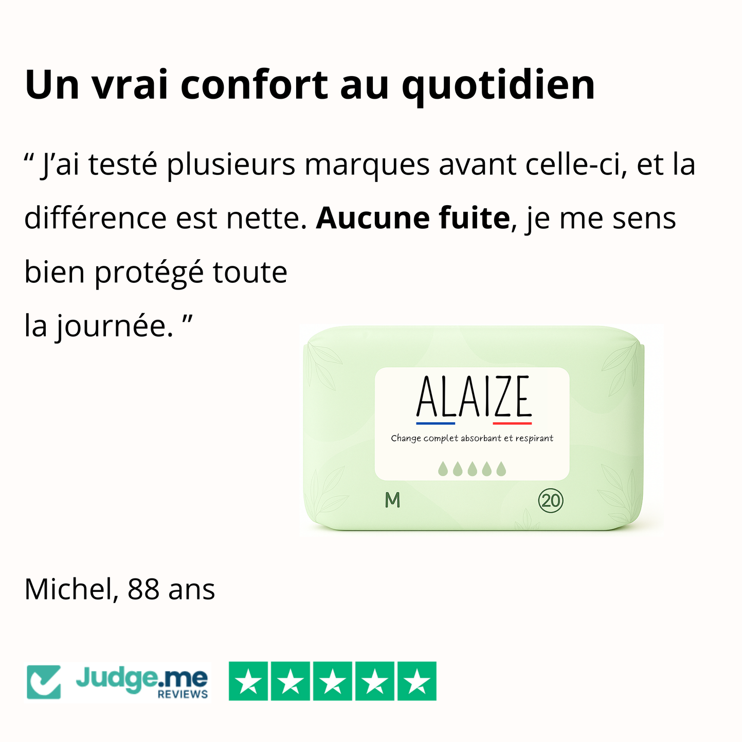 Change complet ultra-absorbant et respirant - 10 gouttes