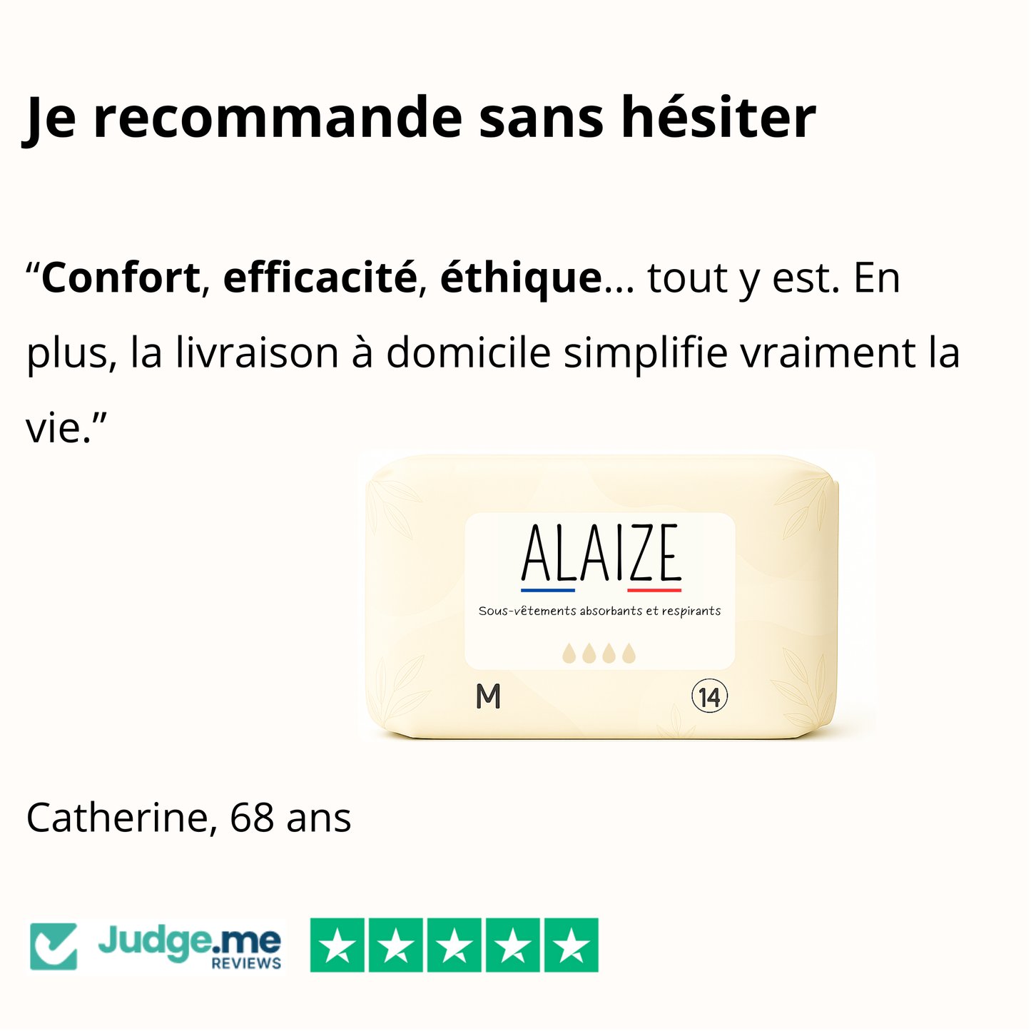 Culotte absorbante et respirante - 7 gouttes