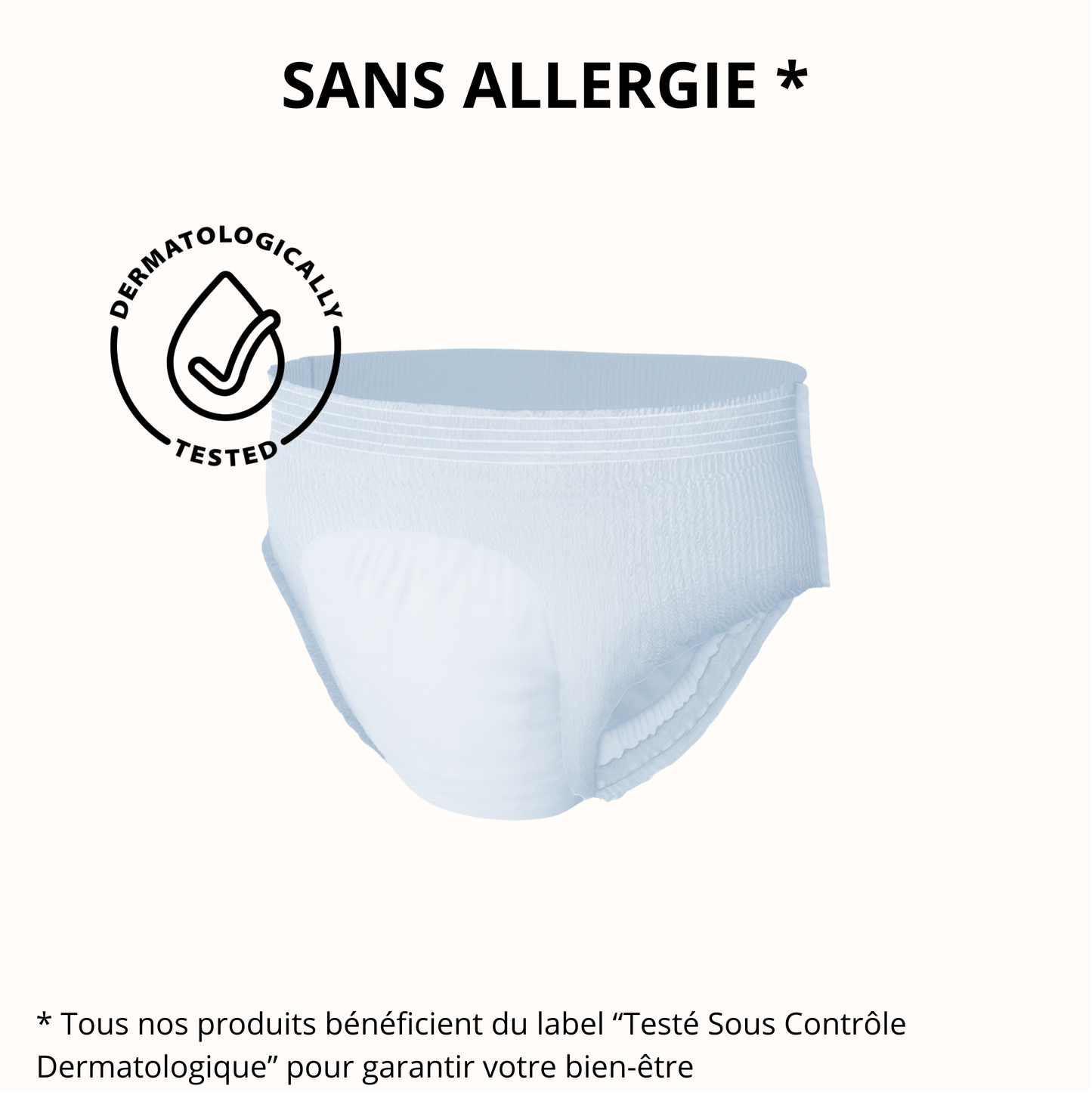 Culotte absorbante et respirante - 7 gouttes