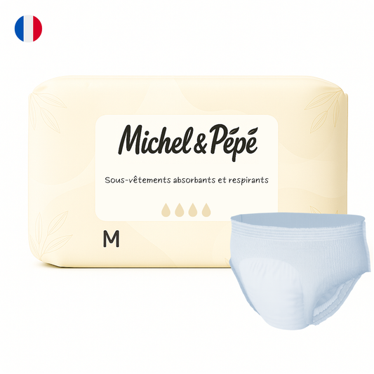 Sous-vêtement jetable absorbant et respirant